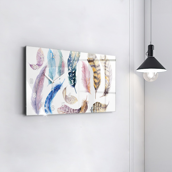 Horloge murale horizontale 'Illustration d''art rétro'