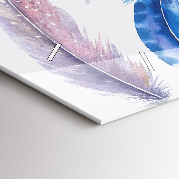 Horloge murale horizontale 'Illustration d''art rétro'