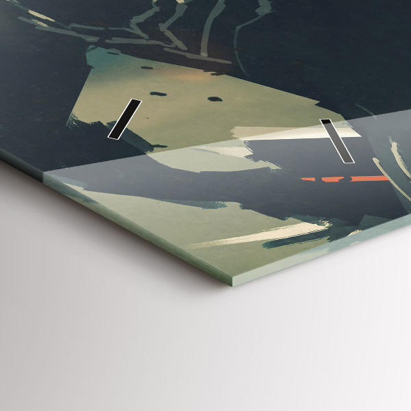 Horloge murale horizontale 'Jeu d''arme mortelle'