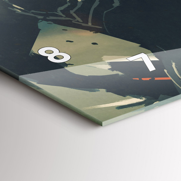 Horloge murale horizontale 'Jeu d''arme mortelle'