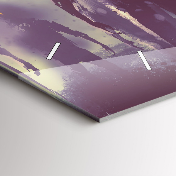 Horloge murale horizontale Zombies la nuit - Halloween