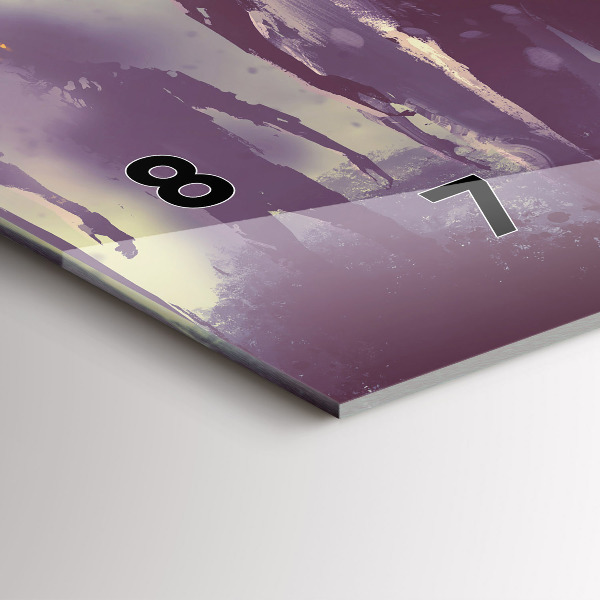 Horloge murale horizontale Zombies la nuit - Halloween