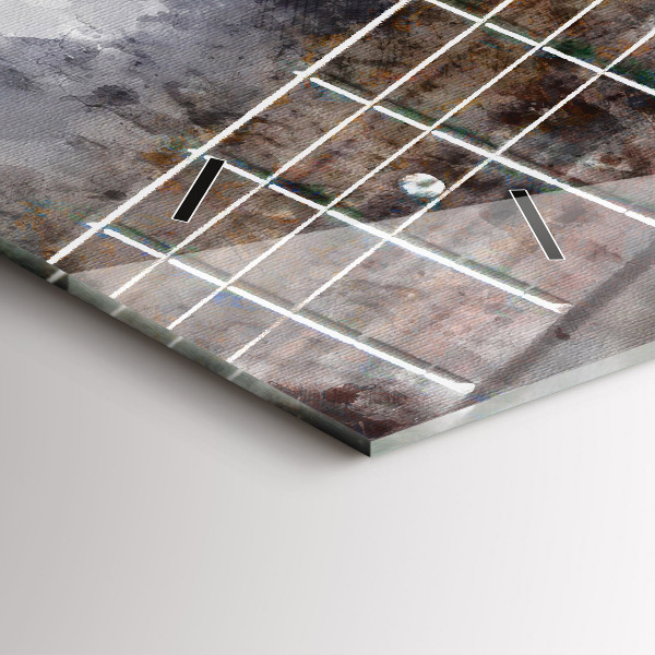 Horloge murale horizontale Guitare