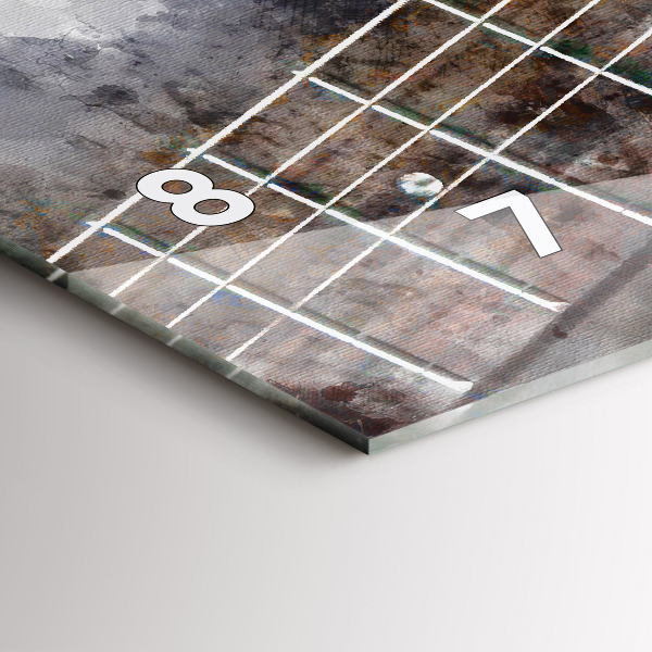 Horloge murale horizontale Guitare