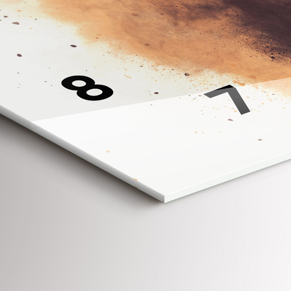 Horloge murale horizontale Femme et vélo