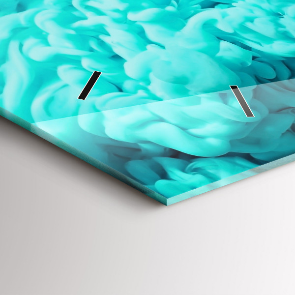 Horloge murale horizontale Art moderne - taches