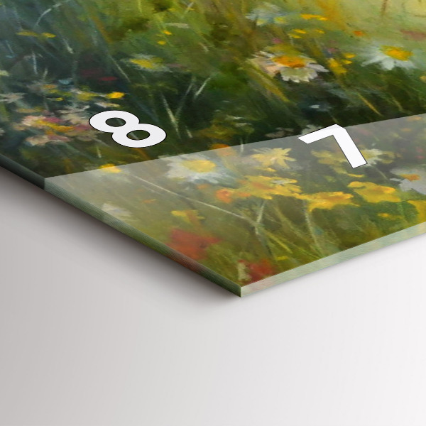 Horloge murale horizontale Belle femme avec un cheval