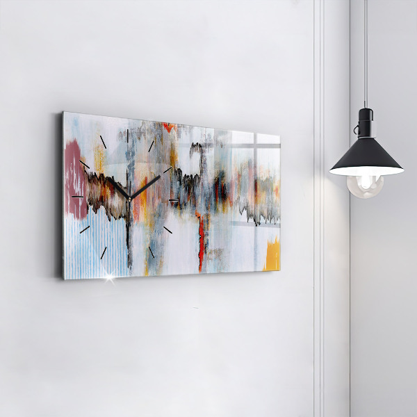 Horloge rectangulaire horizontale Abstraction