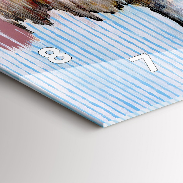 Horloge rectangulaire horizontale Abstraction