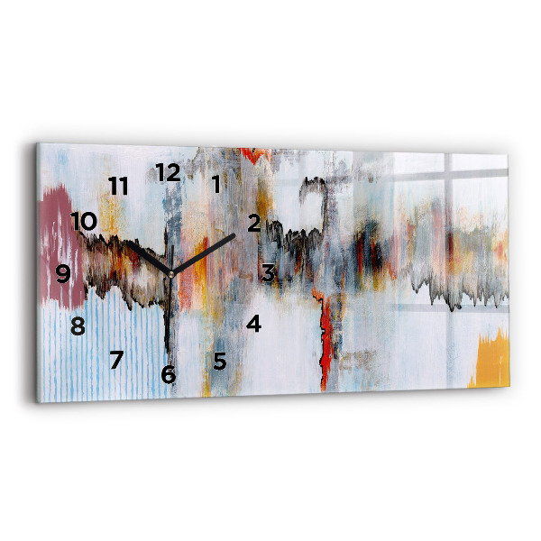 Horloge rectangulaire horizontale Abstraction