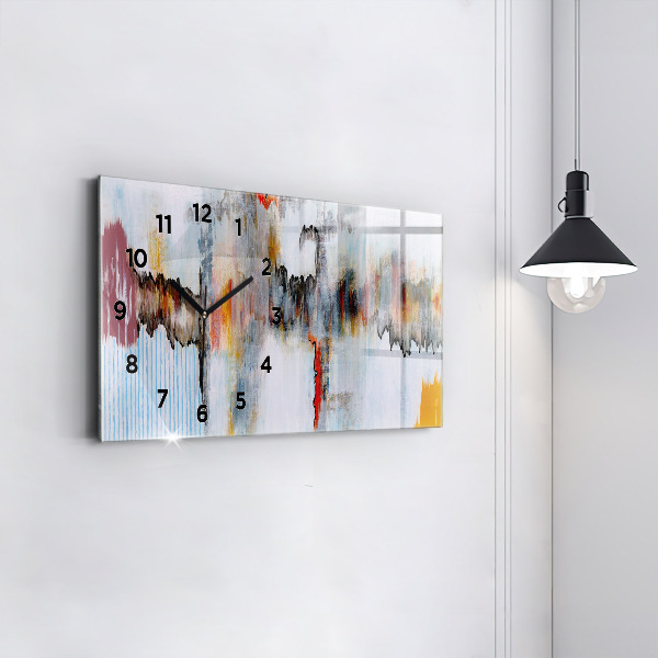 Horloge rectangulaire horizontale Abstraction