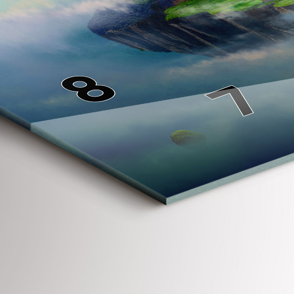 Horloge rectangulaire horizontale Scènes fantastiques de style chinois