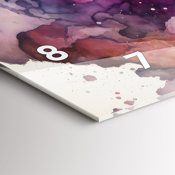 Horloge murale horizontale Style de vie méditatif