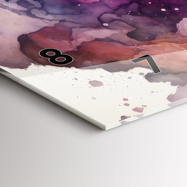 Horloge murale horizontale Style de vie méditatif