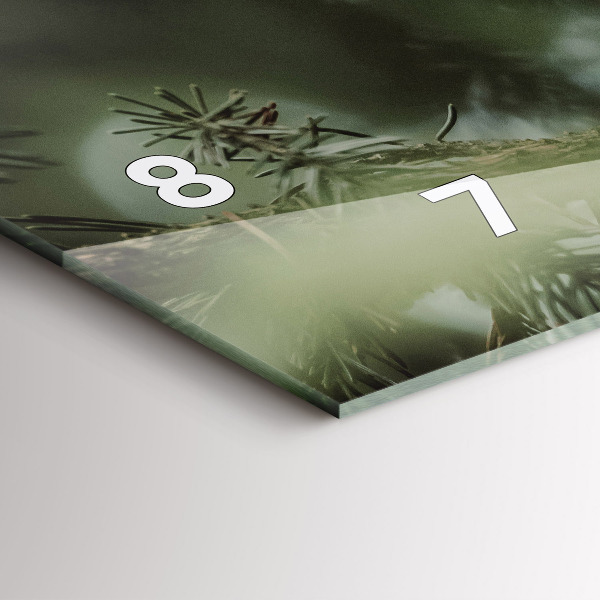 Horloge murale horizontale 'L''écureuil et la nature sauvage'