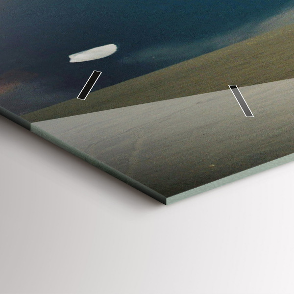 Horloge murale horizontale Véhicule dans le désert du Kamtchatka