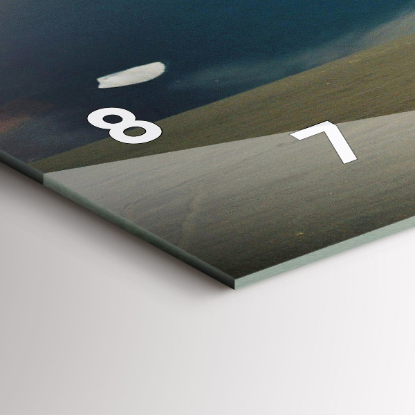 Horloge murale horizontale Véhicule dans le désert du Kamtchatka