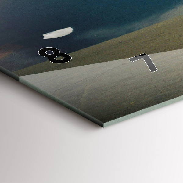 Horloge murale horizontale Véhicule dans le désert du Kamtchatka