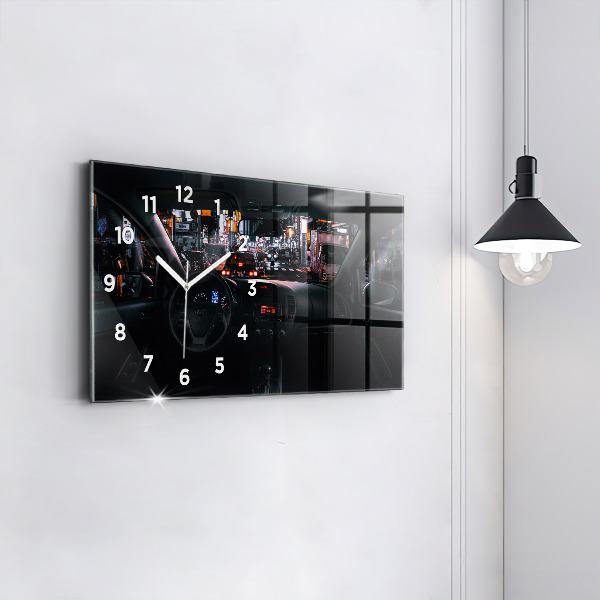 Horloge murale horizontale Voiture à Tokyo