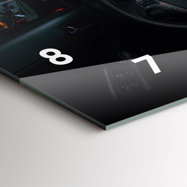 Horloge murale horizontale Voiture à Tokyo