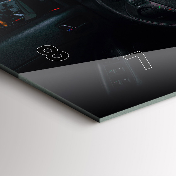 Horloge murale horizontale Voiture à Tokyo