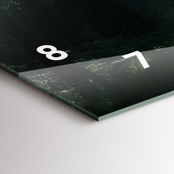 Horloge murale horizontale Route forestière et rayons de soleil