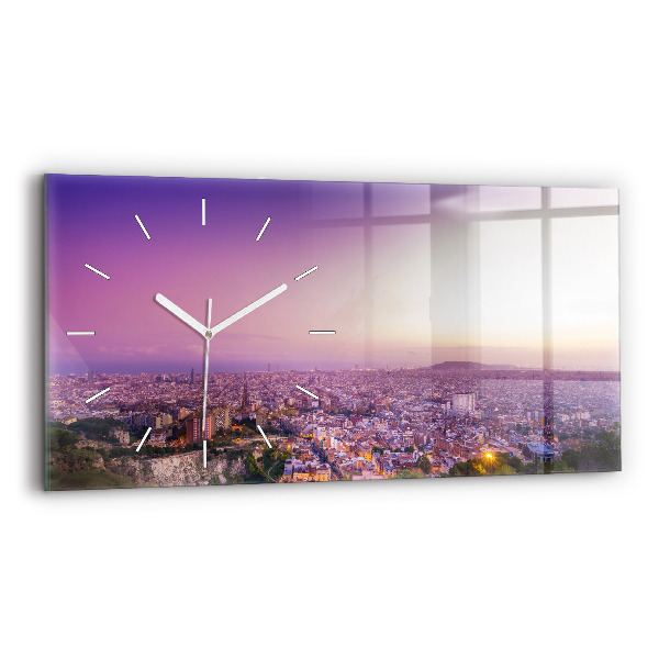 Horloge murale horizontale Bunkers El Carmel de Barcelone