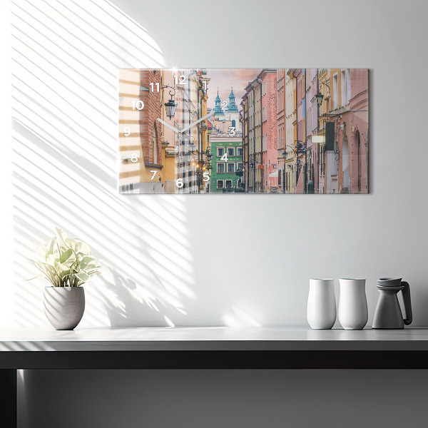 Horloge rectangulaire horizontale Vieille ville de Varsovie