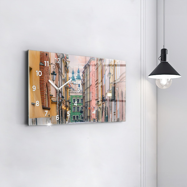 Horloge rectangulaire horizontale Vieille ville de Varsovie
