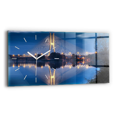 Horloge rectangulaire horizontale Pont Rędziński à Wrocław