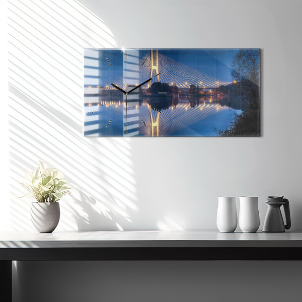 Horloge rectangulaire horizontale Pont Rędziński à Wrocław