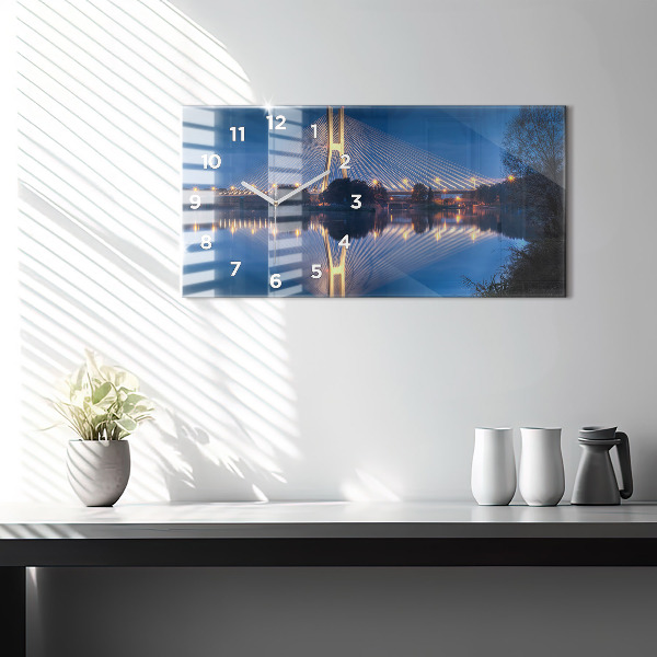 Horloge rectangulaire horizontale Pont Rędziński à Wrocław