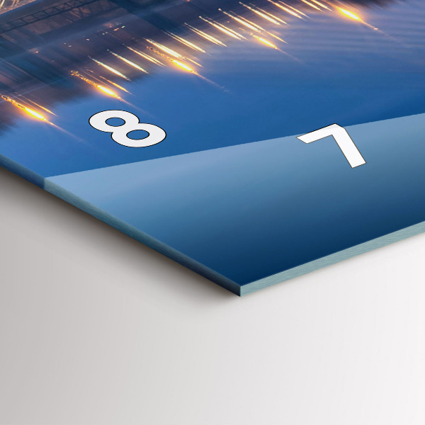 Horloge rectangulaire horizontale Pont Rędziński à Wrocław