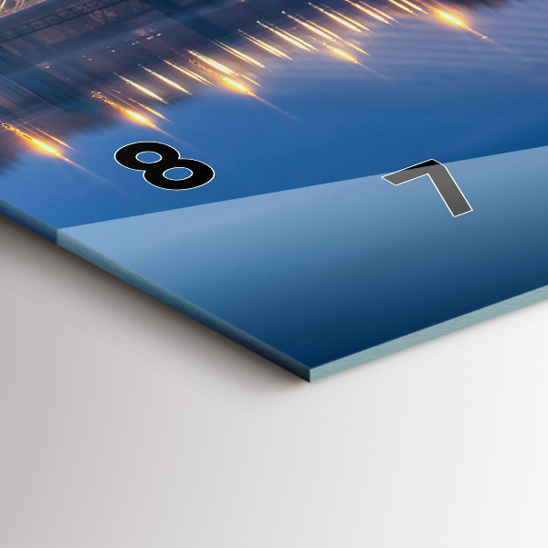 Horloge rectangulaire horizontale Pont Rędziński à Wrocław