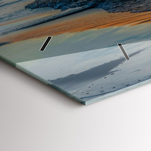 Horloge murale horizontale Władysławowo, mer Baltique