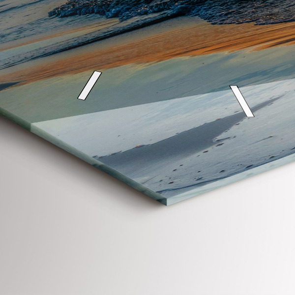 Horloge murale horizontale Władysławowo, mer Baltique