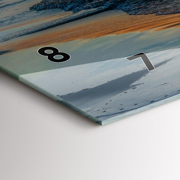 Horloge murale horizontale Władysławowo, mer Baltique