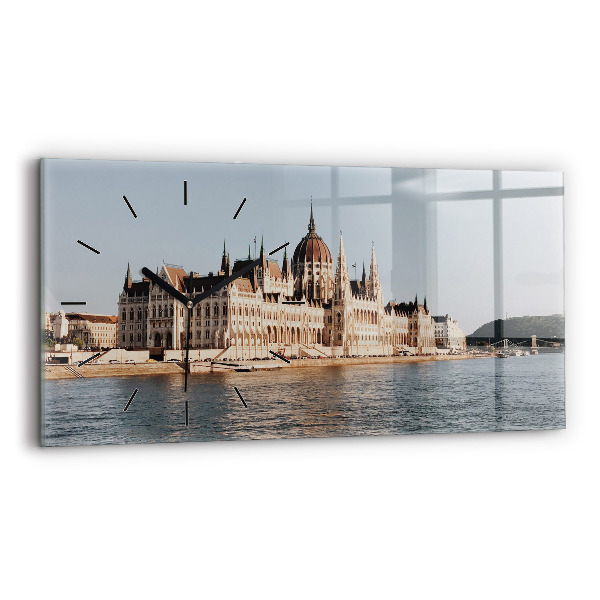 Horloge murale horizontale Parlement à Budapest