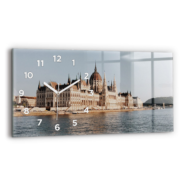Horloge murale horizontale Parlement à Budapest