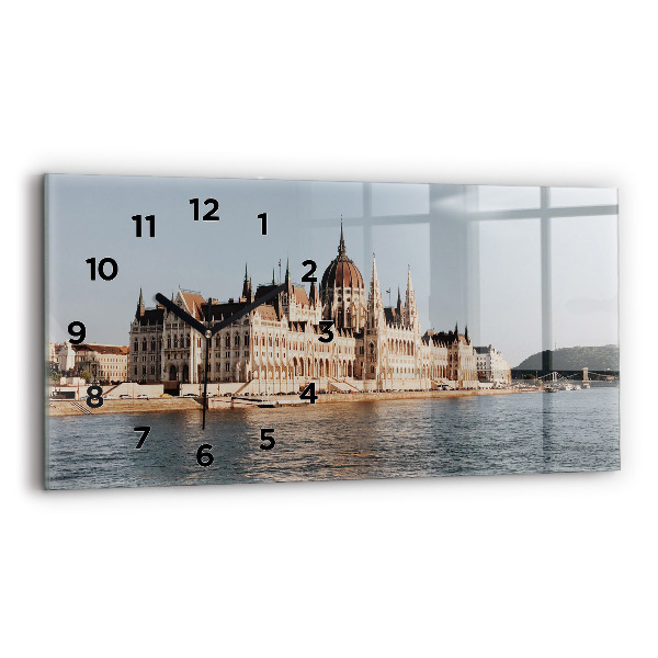 Horloge murale horizontale Parlement à Budapest