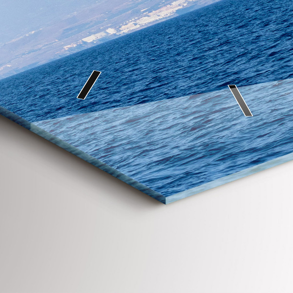 Horloge murale horizontale Yacht à Tenerife