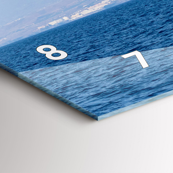 Horloge murale horizontale Yacht à Tenerife