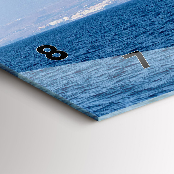 Horloge murale horizontale Yacht à Tenerife