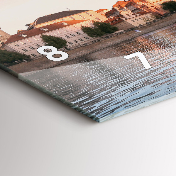 Horloge murale horizontale Pont Charles à Prague