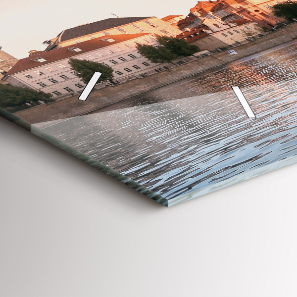 Horloge murale horizontale Pont Charles à Prague