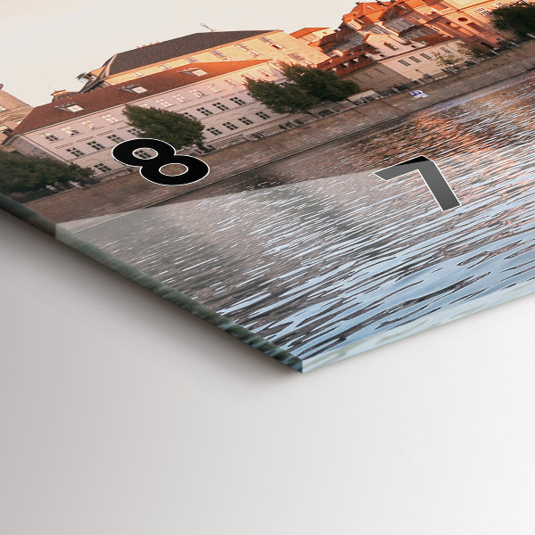 Horloge murale horizontale Pont Charles à Prague