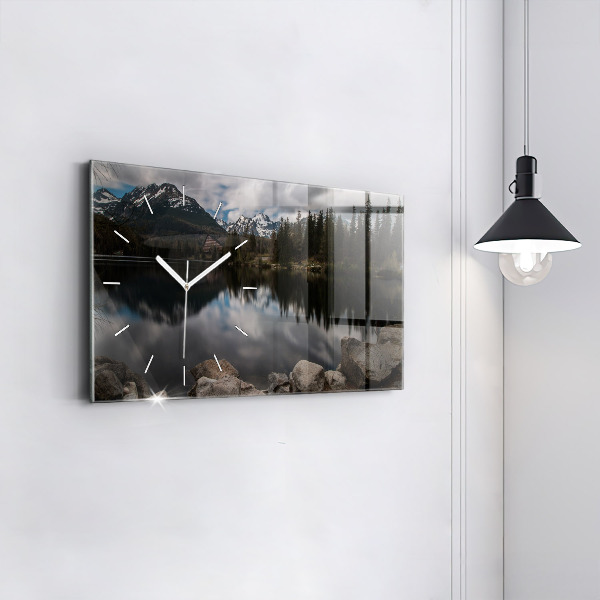 Horloge murale horizontale Hautes Tatras en Slovaquie