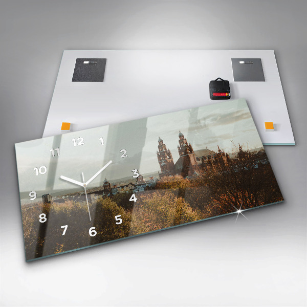 Horloge murale horizontale 'Galerie d''art de Glasgow'