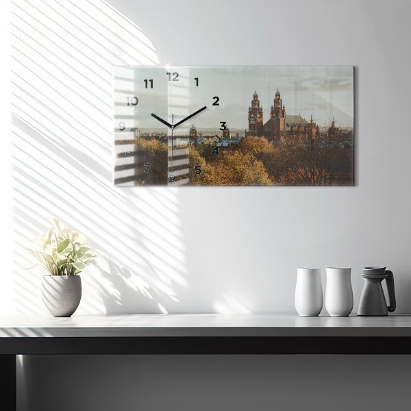 Horloge murale horizontale 'Galerie d''art de Glasgow'