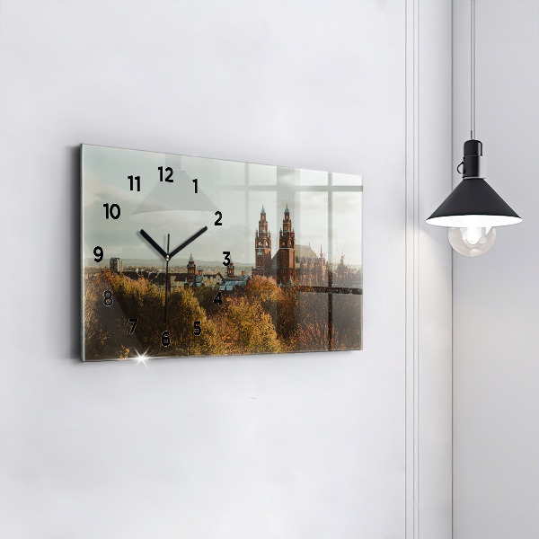 Horloge murale horizontale 'Galerie d''art de Glasgow'
